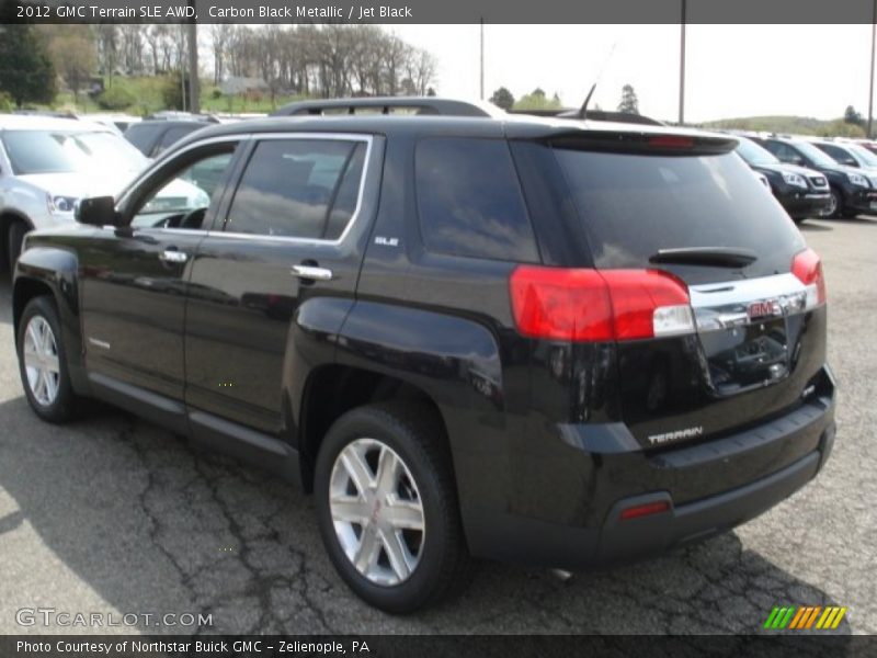 Carbon Black Metallic / Jet Black 2012 GMC Terrain SLE AWD