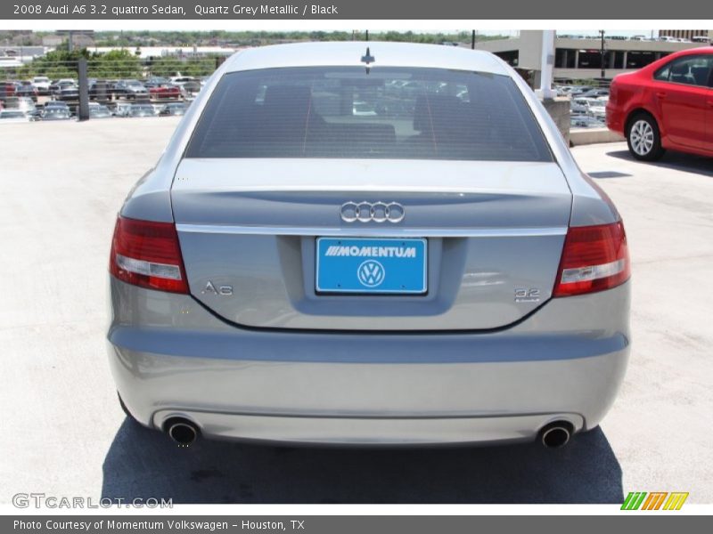 Quartz Grey Metallic / Black 2008 Audi A6 3.2 quattro Sedan