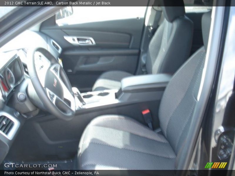 Carbon Black Metallic / Jet Black 2012 GMC Terrain SLE AWD