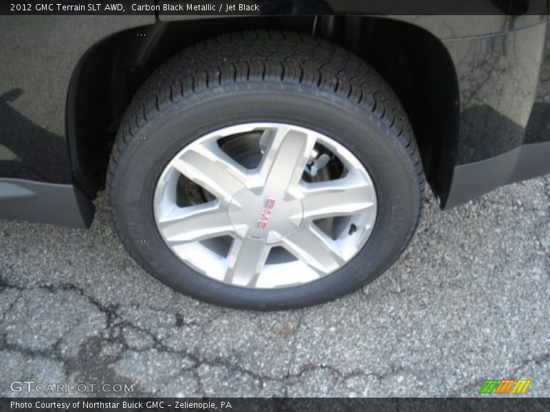 Carbon Black Metallic / Jet Black 2012 GMC Terrain SLT AWD