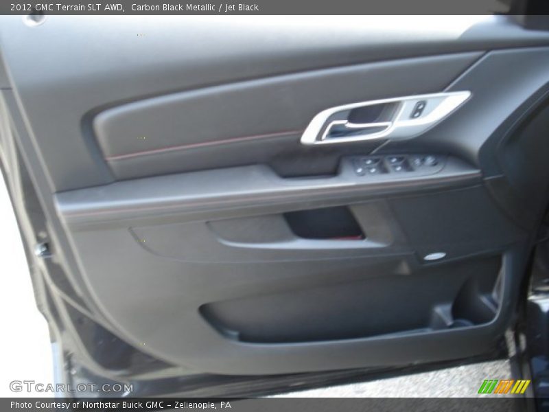 Carbon Black Metallic / Jet Black 2012 GMC Terrain SLT AWD