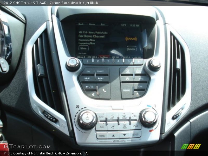 Carbon Black Metallic / Jet Black 2012 GMC Terrain SLT AWD