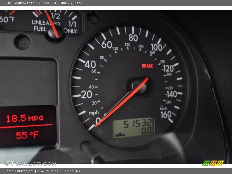 Black / Black 2000 Volkswagen GTI GLX VR6