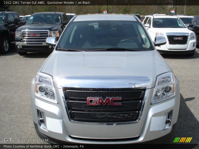 Quicksilver Metallic / Jet Black 2012 GMC Terrain SLE AWD