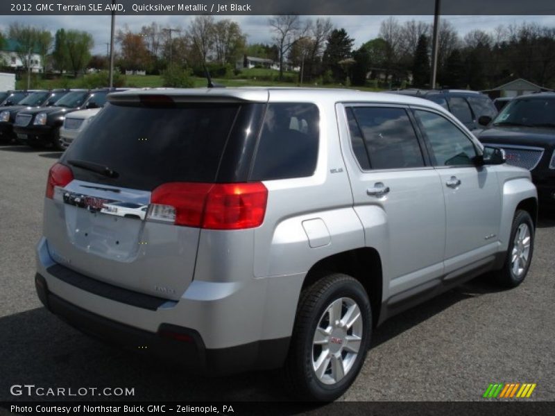 Quicksilver Metallic / Jet Black 2012 GMC Terrain SLE AWD