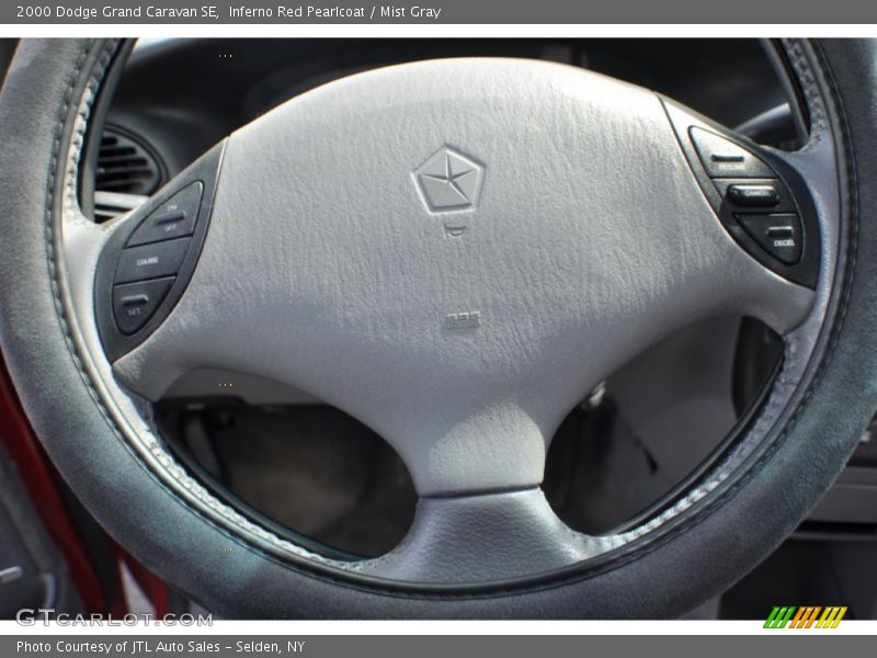 Inferno Red Pearlcoat / Mist Gray 2000 Dodge Grand Caravan SE