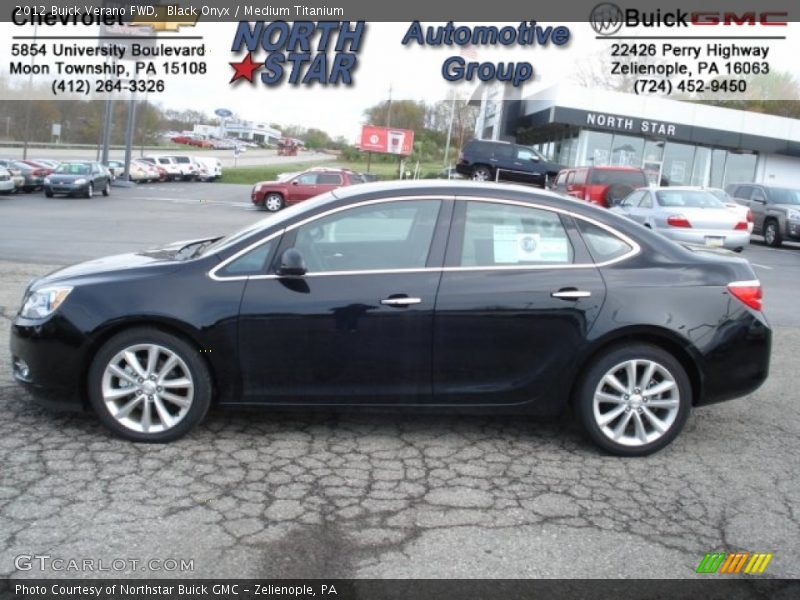 Black Onyx / Medium Titanium 2012 Buick Verano FWD