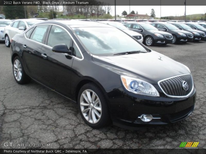 Black Onyx / Medium Titanium 2012 Buick Verano FWD