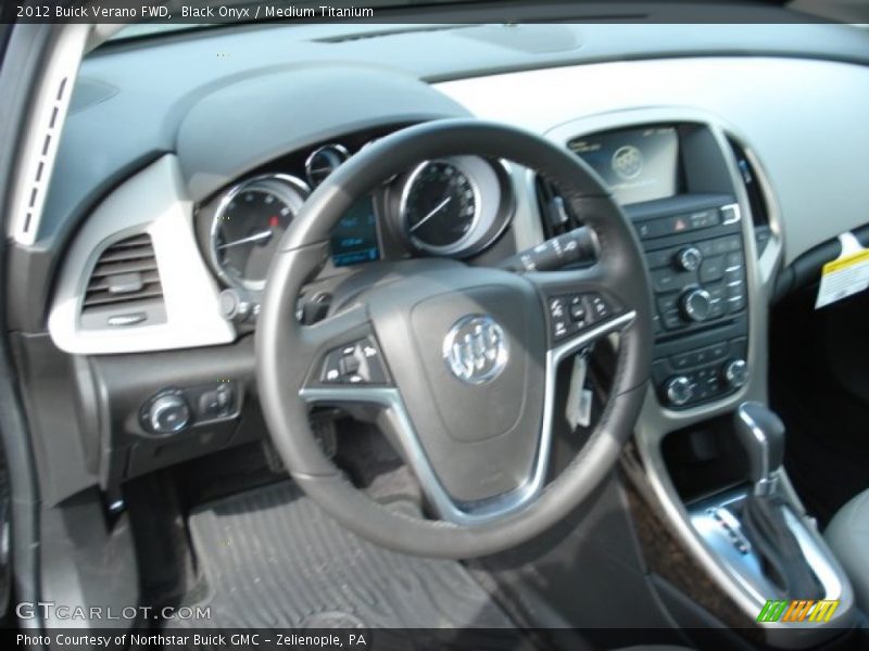 Black Onyx / Medium Titanium 2012 Buick Verano FWD