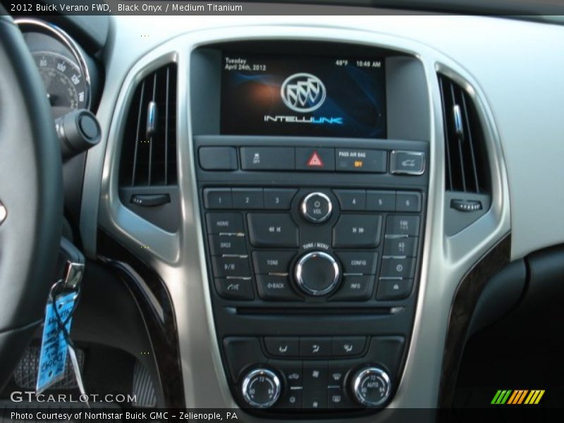 Black Onyx / Medium Titanium 2012 Buick Verano FWD
