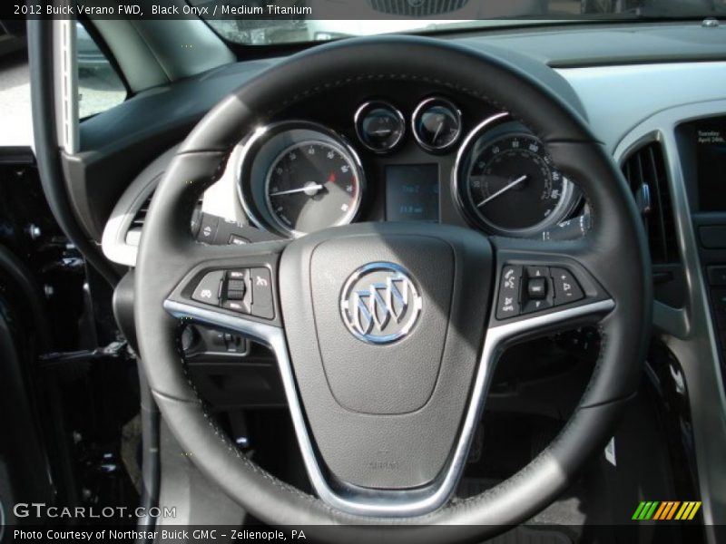 Black Onyx / Medium Titanium 2012 Buick Verano FWD