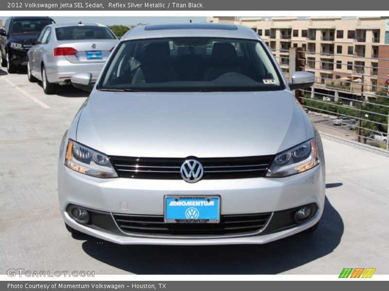 Reflex Silver Metallic / Titan Black 2012 Volkswagen Jetta SEL Sedan