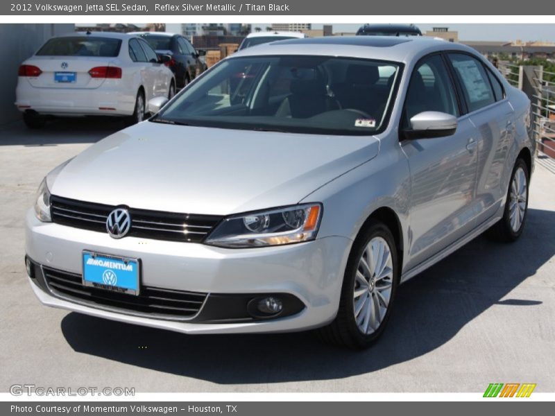 Reflex Silver Metallic / Titan Black 2012 Volkswagen Jetta SEL Sedan
