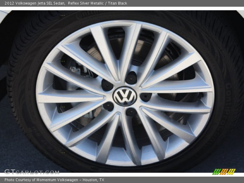 Reflex Silver Metallic / Titan Black 2012 Volkswagen Jetta SEL Sedan