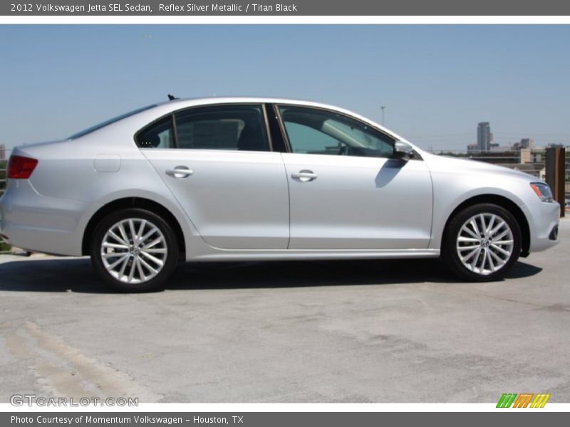 Reflex Silver Metallic / Titan Black 2012 Volkswagen Jetta SEL Sedan
