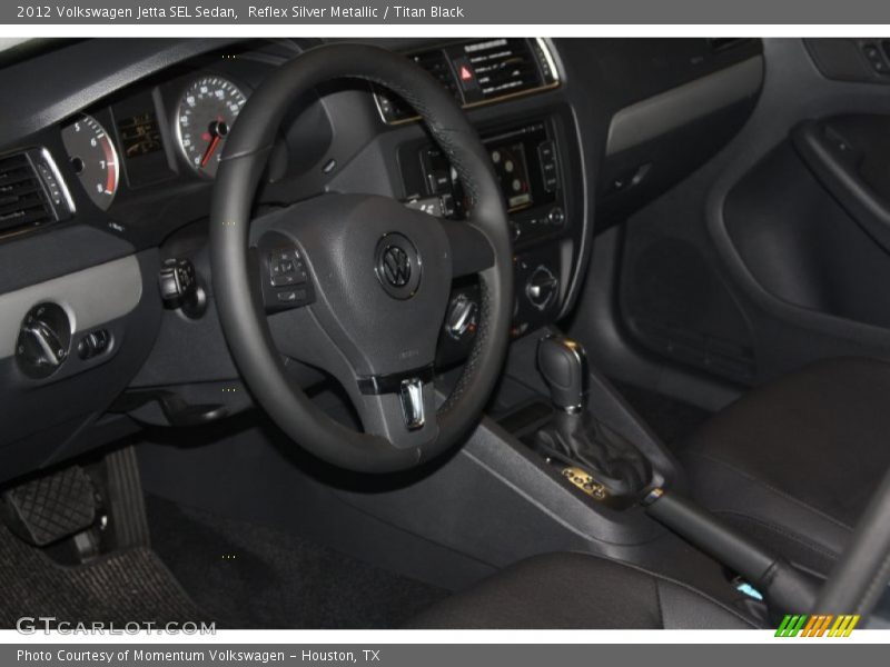 Reflex Silver Metallic / Titan Black 2012 Volkswagen Jetta SEL Sedan