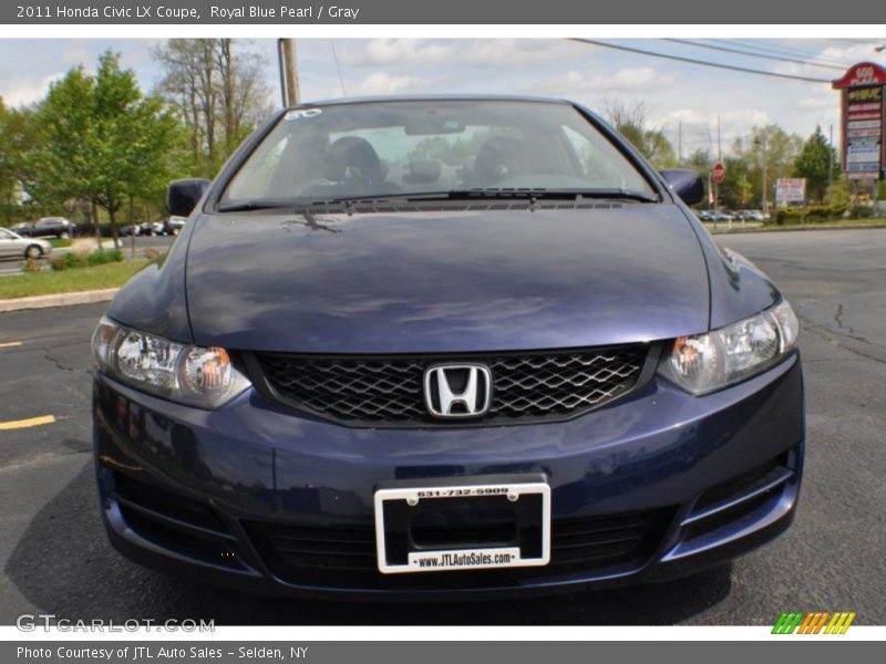 Royal Blue Pearl / Gray 2011 Honda Civic LX Coupe