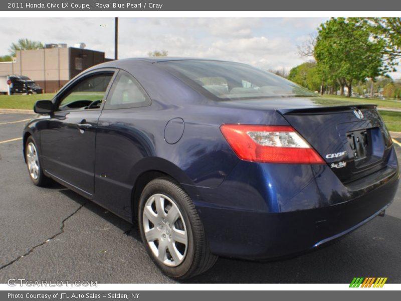 Royal Blue Pearl / Gray 2011 Honda Civic LX Coupe