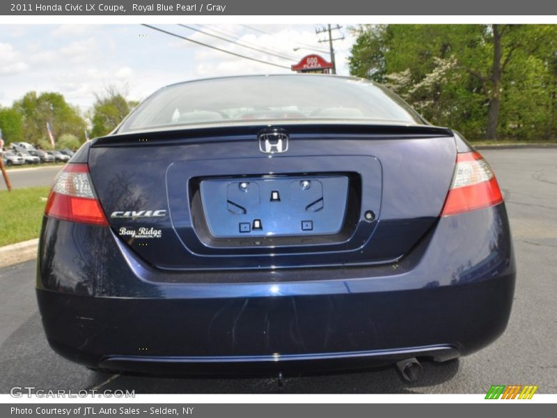 Royal Blue Pearl / Gray 2011 Honda Civic LX Coupe