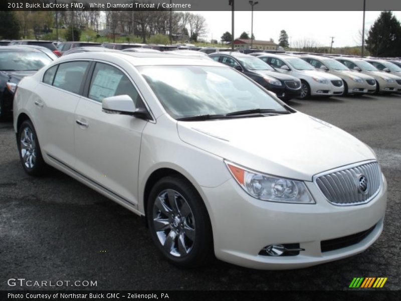 White Diamond Tricoat / Cashmere 2012 Buick LaCrosse FWD
