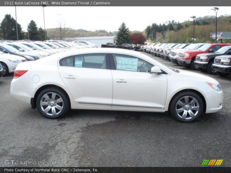 White Diamond Tricoat / Cashmere 2012 Buick LaCrosse FWD