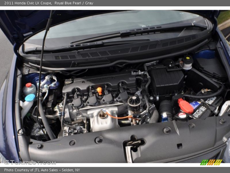 Royal Blue Pearl / Gray 2011 Honda Civic LX Coupe