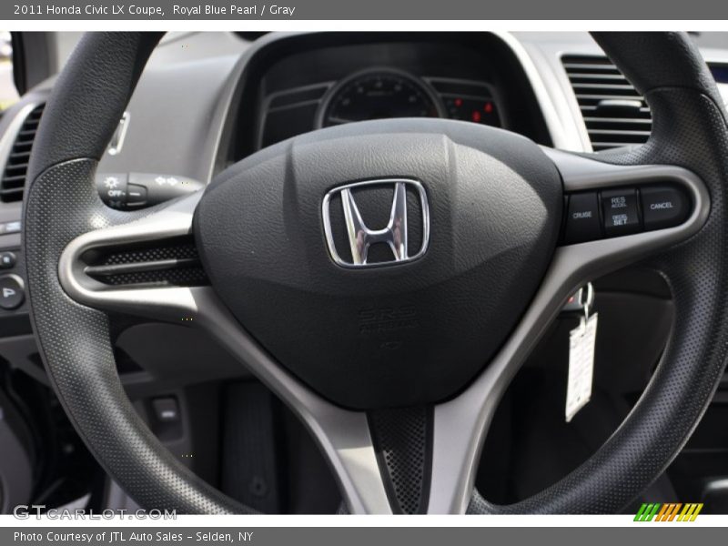 Royal Blue Pearl / Gray 2011 Honda Civic LX Coupe