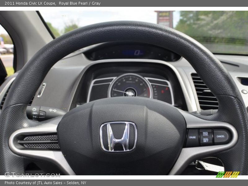 Royal Blue Pearl / Gray 2011 Honda Civic LX Coupe