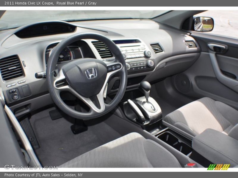 Royal Blue Pearl / Gray 2011 Honda Civic LX Coupe
