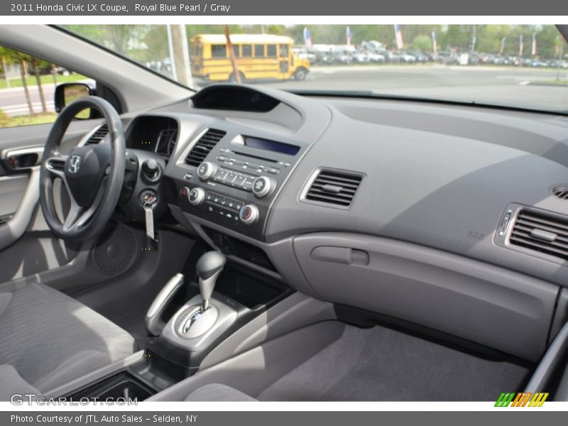 Royal Blue Pearl / Gray 2011 Honda Civic LX Coupe