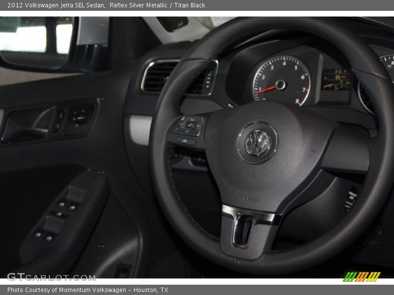 Reflex Silver Metallic / Titan Black 2012 Volkswagen Jetta SEL Sedan