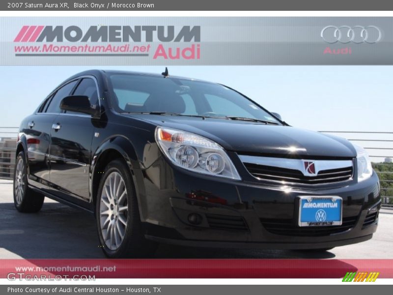 Black Onyx / Morocco Brown 2007 Saturn Aura XR