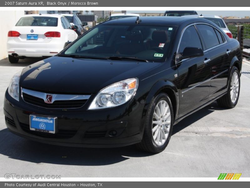 Black Onyx / Morocco Brown 2007 Saturn Aura XR