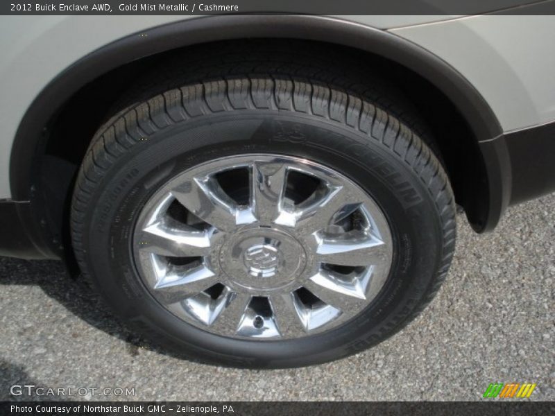 Gold Mist Metallic / Cashmere 2012 Buick Enclave AWD