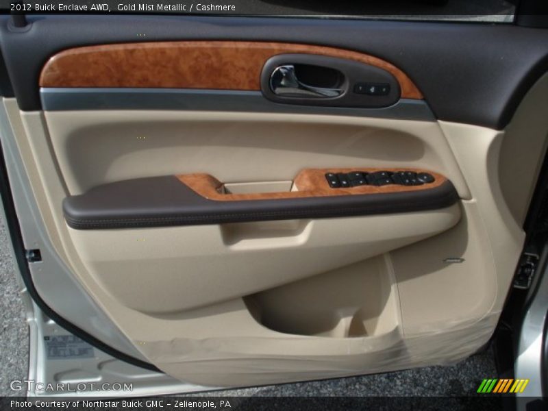 Gold Mist Metallic / Cashmere 2012 Buick Enclave AWD