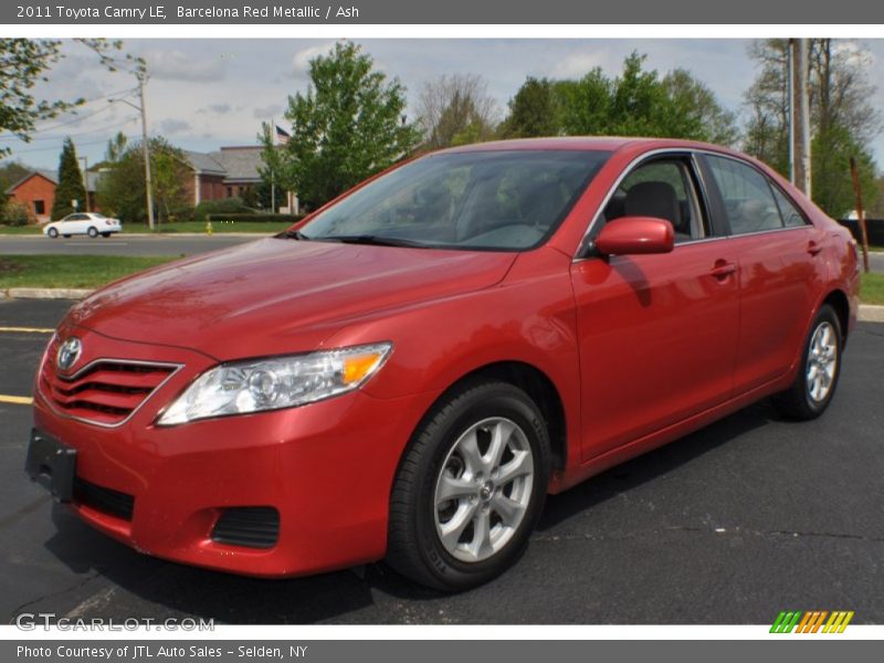 Barcelona Red Metallic / Ash 2011 Toyota Camry LE