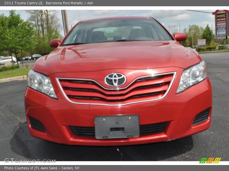 Barcelona Red Metallic / Ash 2011 Toyota Camry LE