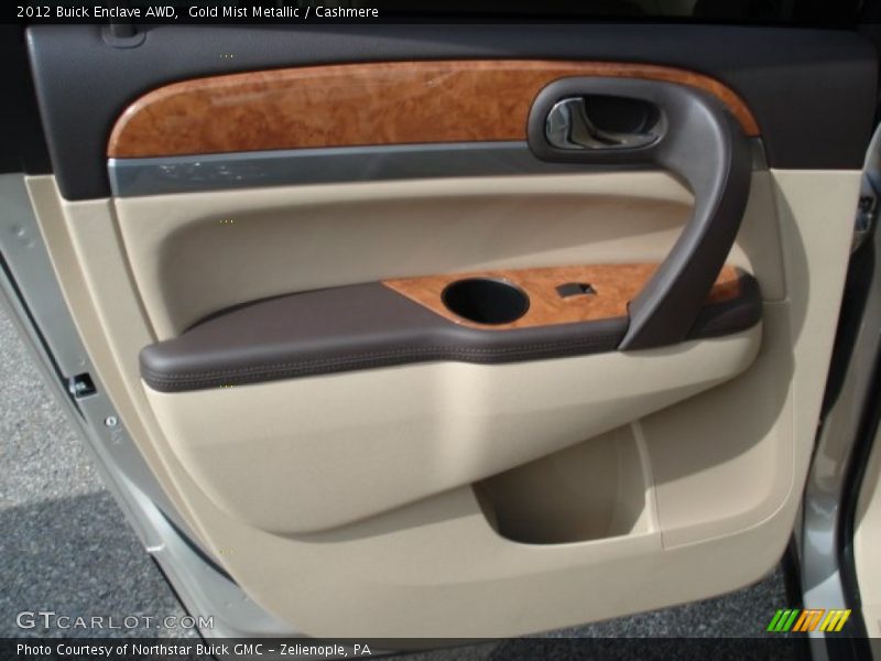 Gold Mist Metallic / Cashmere 2012 Buick Enclave AWD
