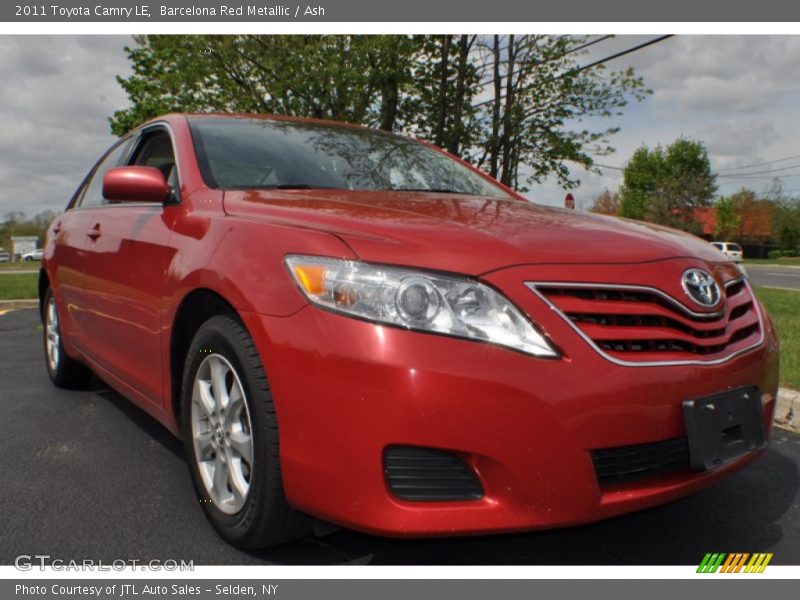 Barcelona Red Metallic / Ash 2011 Toyota Camry LE