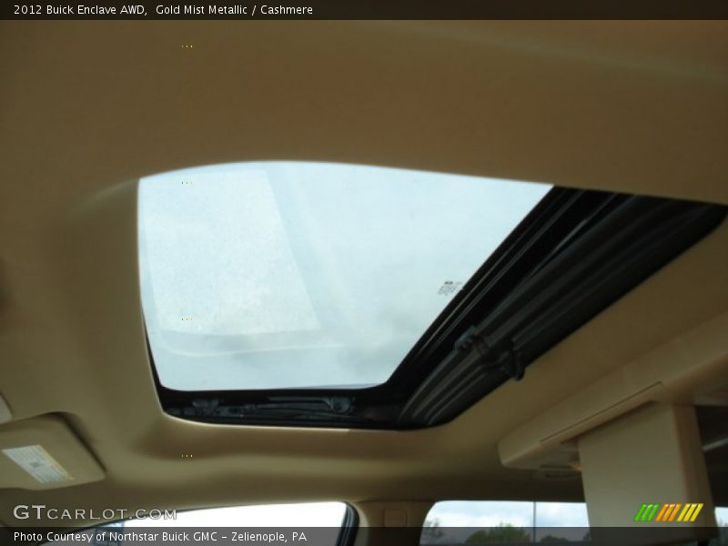 Gold Mist Metallic / Cashmere 2012 Buick Enclave AWD