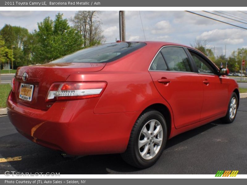 Barcelona Red Metallic / Ash 2011 Toyota Camry LE