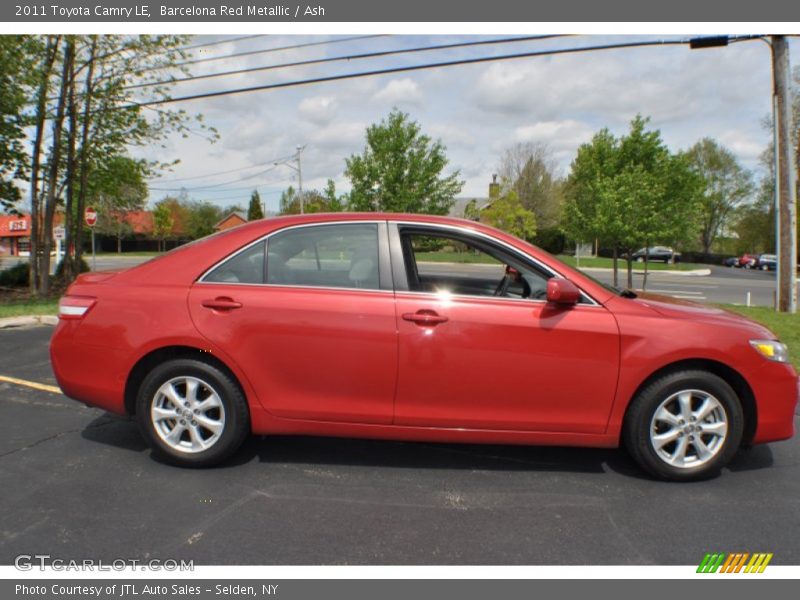 Barcelona Red Metallic / Ash 2011 Toyota Camry LE