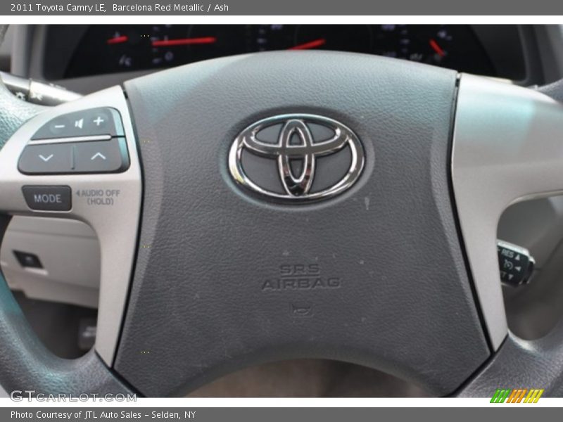 Barcelona Red Metallic / Ash 2011 Toyota Camry LE