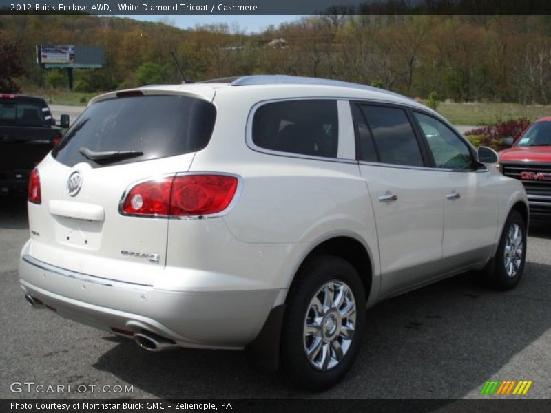 White Diamond Tricoat / Cashmere 2012 Buick Enclave AWD