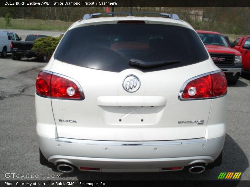 White Diamond Tricoat / Cashmere 2012 Buick Enclave AWD