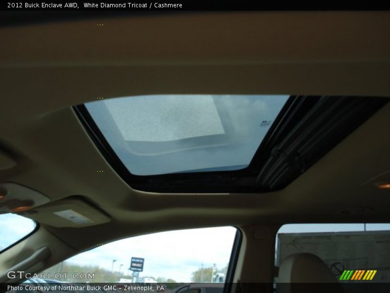 White Diamond Tricoat / Cashmere 2012 Buick Enclave AWD