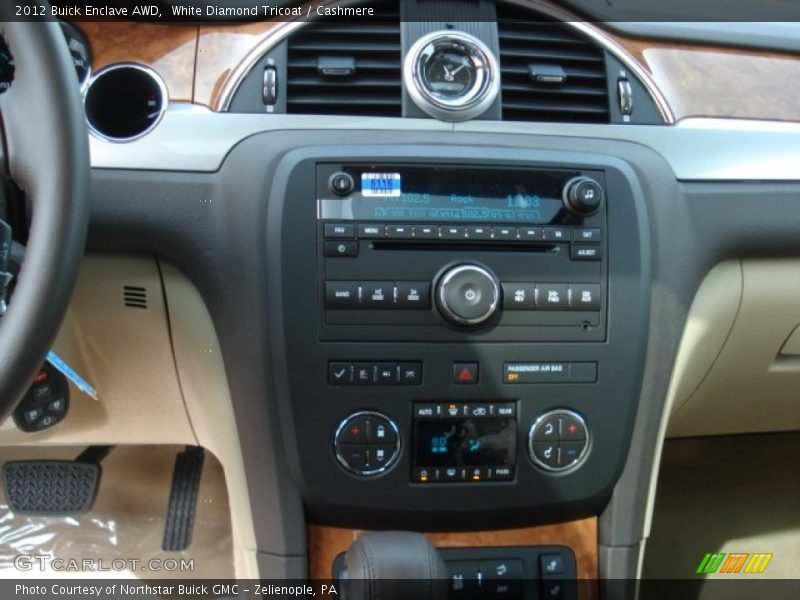 White Diamond Tricoat / Cashmere 2012 Buick Enclave AWD