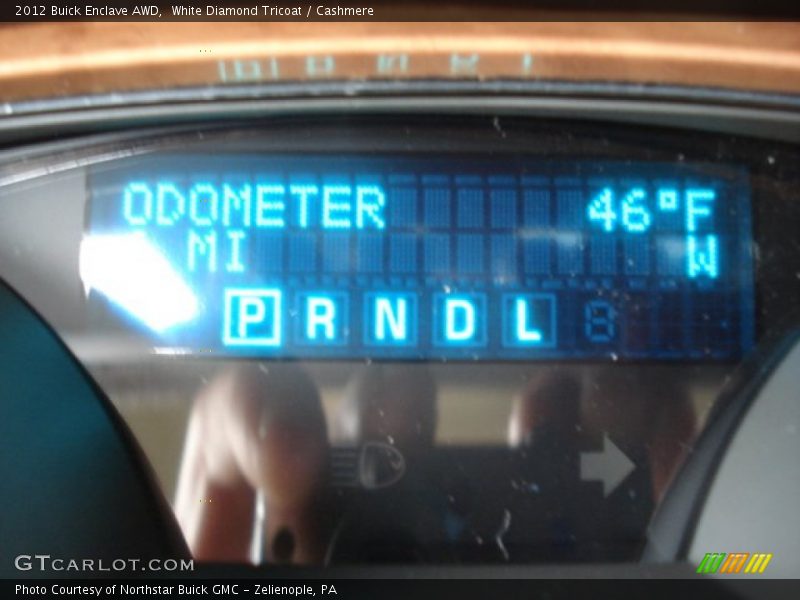 White Diamond Tricoat / Cashmere 2012 Buick Enclave AWD