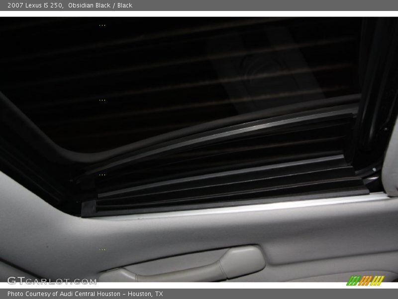 Obsidian Black / Black 2007 Lexus IS 250
