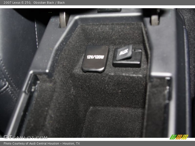 Obsidian Black / Black 2007 Lexus IS 250